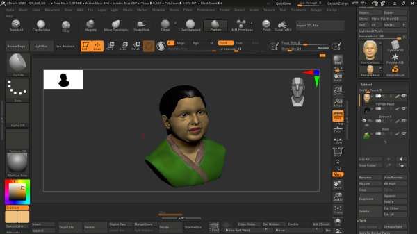 Dr.J.Jayalalith Amma 3D Design